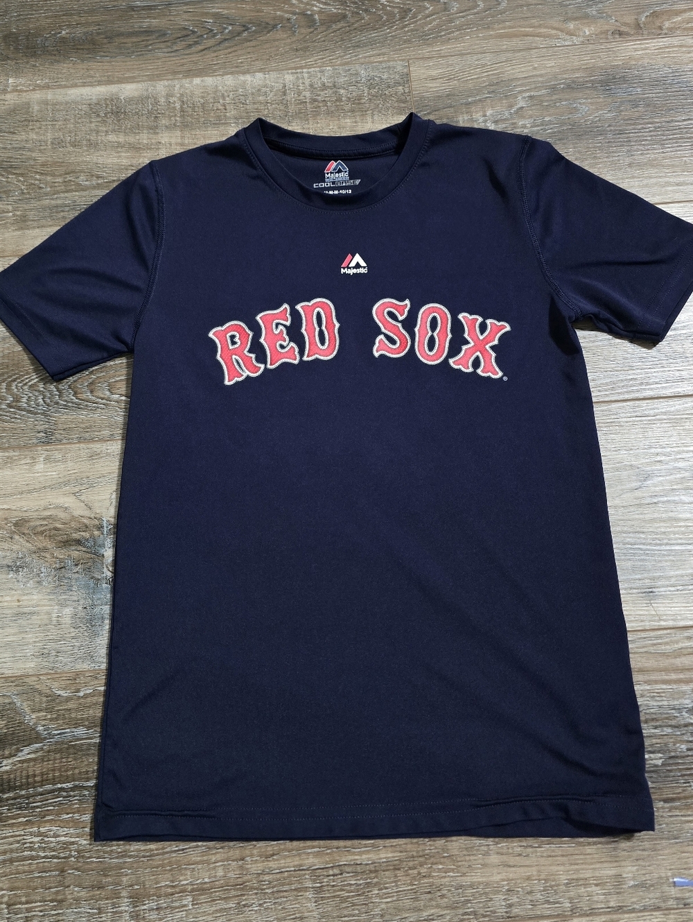 Boston Red Sox David Ortiz #34 Name and Number T-Shirt Youth Medium Navy Dri-Fit
